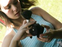 Ariel Rebel blue shirt