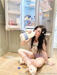 Belle Delphine - Drinking Milk