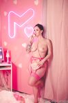 Meg turney Pink Lingerie