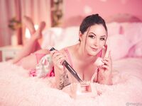 Meg turney Pink Lingerie