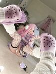 Belle - Purple Crocs