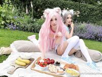Belle and Friend - Bunny Picnic