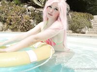 Belle - Magenta Bikini Barcelona Vacation