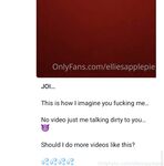 Onlyfans Elliesapplepie