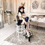 Michi Kyunn Ereshkigal photoshoot with Hackee