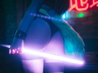 Michi Kyunn Neon Cat