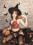 Michi Kyunn Witch Topless set