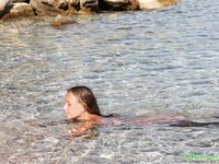 Katya Clover - Nude Boat Girl Boat Beach Swimming Naked