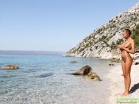 Katya Clover - Nude Boat Girl Boat Beach Swimming Naked