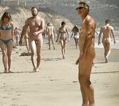 True nudist flashing cock with milfs