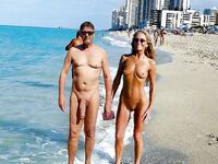 True nudist flashing cock with milfs