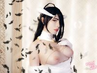 MollyRedWolf Albedo cosplay