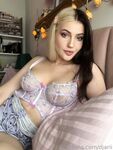 Djarii-Sophia White Purple Lingerie