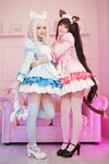 [cosplay] Hidori Rose & Enafox - Nekopara