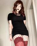 Sweet Anita Sexy Red Goth Tease
