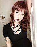 Sweet Anita Sexy Red Goth Tease