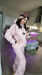 Alinity Nude Snowboard Outfit Strip PPV Onlyfans Set Leaked