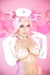 Jessica Nigri tiny white bikini OF PPV set