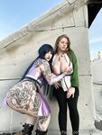 Raven Grim and Nena May Naruto Cosplay