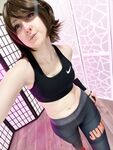 Workout Makoto Selfies