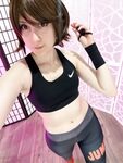 Workout Makoto Selfies