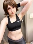 Workout Makoto Selfies