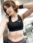 Workout Makoto Selfies