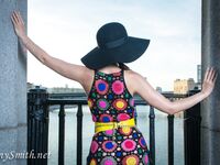 Jeny Smith with yellow heels