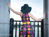 Jeny Smith with yellow heels