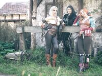 Gumiho Hannya The Witcher Lesbian photoshoot