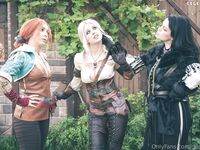 Gumiho Hannya The Witcher Lesbian photoshoot