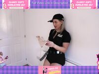 ENF FIT TEEN FEMALE COP'S HUMILIATING BUTT NAKED EMBARRASS