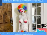 ENF VIDEO CLOWN GIRL JESTER SLAVE NUDE HAIRY HUMILIATION ASS