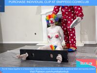 ENF VIDEO CLOWN GIRL JESTER SLAVE NUDE HAIRY HUMILIATION ASS