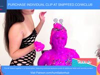 TEEN'S HUMILIATING NAKED STRIP BONDAGE CAKE MAKEOVER NUDITY