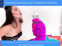 TEEN'S HUMILIATING NAKED STRIP BONDAGE CAKE MAKEOVER NUDITY