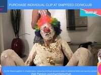 ENF CLOWN BONDAGE HUMILIATION COSTUME COSPLAY NUDE PANTY GAG