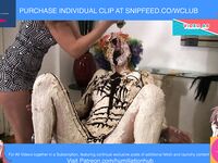 ENF CLOWN BONDAGE HUMILIATION COSTUME COSPLAY NUDE PANTY GAG