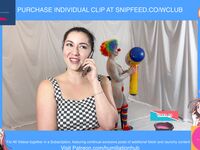 ENF CLOWN GIRL TURNS LADY INTO JESTER SLAVE NUDE BONDAGE HA