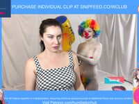 ENF CLOWN GIRL TURNS LADY INTO JESTER SLAVE NUDE BONDAGE HA