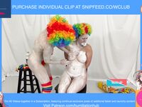 ENF CLOWN GIRL TURNS LADY INTO JESTER SLAVE NUDE BONDAGE HA