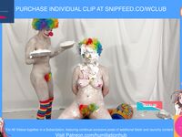 ENF CLOWN GIRL TURNS LADY INTO JESTER SLAVE NUDE BONDAGE HA