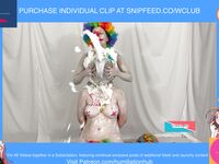 ENF CLOWN GIRL TURNS LADY INTO JESTER SLAVE NUDE BONDAGE HA
