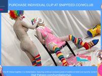 ENF CLOWN GIRL TURNS LADY INTO JESTER SLAVE NUDE BONDAGE HA
