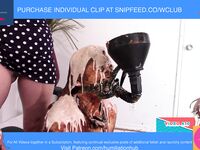 Rich Bully Girl Humiliates the Maid hogtied nude naked messy