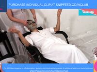 RUDE FEMALE CUSTOMER GETS HUMILIATED NUDE BY SPA