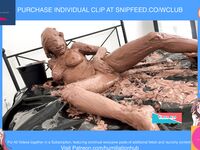 BEAUTIFUL LATINA MODEL GETS NAKED IN MUD AND PLAYS BIG ASS