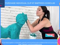 ENF SEXY TEEN STRIPPED + MADE INTO NUDE BDAY CAKE