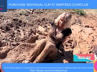 ENF VIDEO WEDDING GUEST STRANDED STUCK IN MUD NUDE