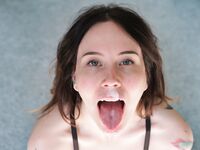 Catziilla Cum face, Tits and Ass